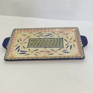 Temp-tations Multicolor Presentable Ovenware By Tara Rectangular Baking Pan Dish